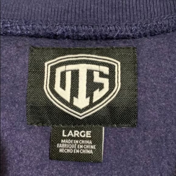 NFL Team Apparel Women’s LA RAMS OTS Fleece 1/4 Zip Foil Sweatshirt Size L - Picture 4 of 7